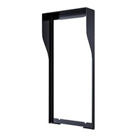 R20K & R20B2.3.4.5 BUTTONS IN WALL RAIN HOOD - BLACK