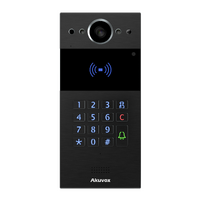 SIP INTERCOM WITH KEYPAD AND RF CARD READER LTE BLACK
