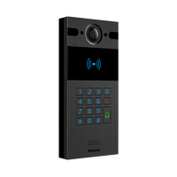 SIP INTERCOM WITH KEYPAD AND RF CARD READER BLACK