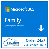 MICROSOFT 365 FAMILY - (ESD) ELECTRONIC LICENSE, 1 YEAR SUBSCRIPTION