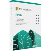 MICROSOFT 365 FAMILY, RETAIL BOX - 1 YEAR SUBSCRIPTION