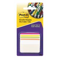 Post It Tab 3M 686A1BB Durable Filing Tabs Angled Bright Colours 24 Tabs Per Pack PGOY