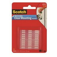 Mounting Squares 3M Scotch Removable 859 MED Pack 16