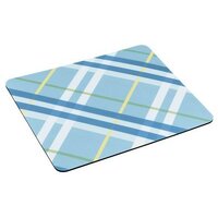 Mouse Mat Precise Mousing Surface MP114 PL Plaid Blue Design