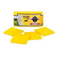 Post It Note 3M F330 12SSY Super Sticky Full Adhesive Yellow 76mmx76mm