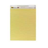 Easel Pad 3M Post It 561 Super Sticky Yellow 635 x 775mm 30 Sheet