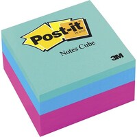 Post It Note 3M 2054PP Memo Cube 76 x 76mm Greenwave 400 Sheet 