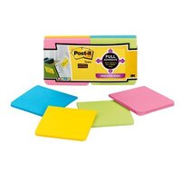 Post It Note 3M F330 12SSAU Super Sticky 76mmx76mm Pack 12 pads 30 