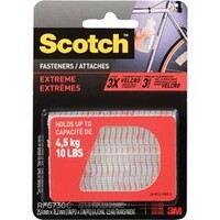 Extreme Fastener Clear 2.5 x 7.6cm Pack 2 RF6730