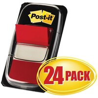 Post It Flag 3M 680 1 24CP Red Cabinet Pack 24