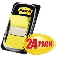 Post It Flag 3M 680 5 24CP Yellow Cabinet Pack 24 