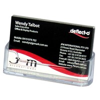 Deflecto Business Card Holder 70501 Pack of 2