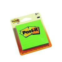 Post It Note 3M 6301 73mm x 73mm Ruled Capetown Pack 3