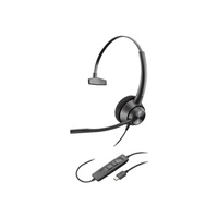 HP POLY ENCOREPRO EP310 STEREO CORDED HEADSET USB-C (EOL, SOH ONLY, NO BACKORDERS)