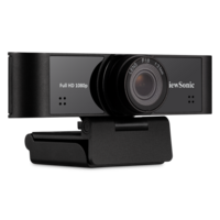 1080p ultra-wide USB camera with built-in microphones compatible - Windows and Mac
