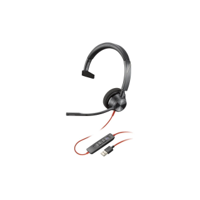 POLY BLACKWIRE 3310 MICROSOFT TEAMS CERTIFIED USB-A HEADSET