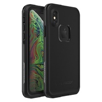 LifeProof FRE Case for Apple iPhone Xs - Black (77-60965), Waterproof, Dropproof, Dirtproof, Snowproof, 360° Protection Built-In Screen-Cover