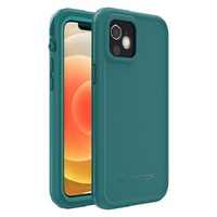 LifeProof FRE Case for Apple iPhone 12 - Free Diver (Blue) (77-82138), WaterProof, DropProof, DirtProof, SnowProof, Works with Apple's MagSafe charger