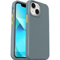 LifeProof SEE Case with Magsafe for Apple iPhone 13 Mini - Anchors Away (Teal Grey/orange) (77-83703), Works with Apple MagSafe charger, Slim design