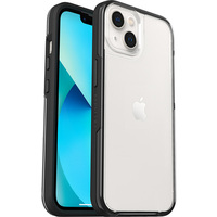 LifeProof SEE Case for Apple iPhone 13 - Black Crystal (Clear/Black) (77-85650), DropProof, Ultra-thin, One-piece design, Screenless front
