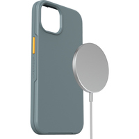 LifeProof SEE Case with Magsafe for Apple iPhone 13 - Anchors Away (Teal Grey/Orange) (77-85691), Works with MagSafe chargers, 5G Compatible Material