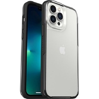 LifeProof SEE Case for Apple iPhone 13 Pro Max - Black Crystal (Clear/Black) (77-85707), DropProof, Ultra-thin, One-piece design, Screenless front