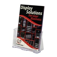 Deflecto A4 Brochure Holder Single Pocket 77001 Dual Counter Top or Wall Mount 