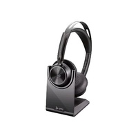 POLY VOYAGER FOCUS 2 MICROSOFT TEAMS CERTIFIED WITH CHARGE S TAND HEADSET