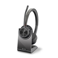 HP POLY VOYAGER 4320 OTH WIRELESS MS STEREO HEADSET W/CHARGING STAND, BT700 DONGLE , USB-A