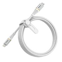 OtterBox Lightning to USB-C Fast Charge Cable (2M) - Premium - Cloud Sky White (78-52652), MFi/USB PD, 3 AMPS (60W), 480 Mbps Data Transfer Speed