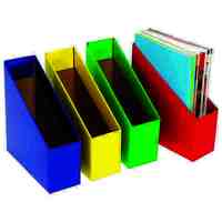 Book Box Marbig Large Yellow Pack 5 8005805