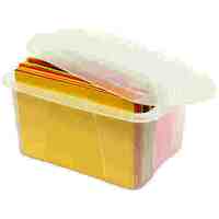 Crystalfile Mini Porta Box Plastic 20L Clear Marbig With Lid 8007312