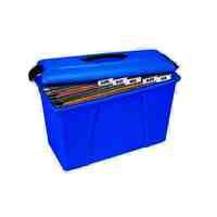 Carry Case Twinlock Crystalfile 80086 Blue 