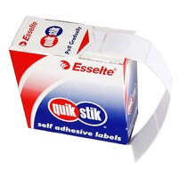 Label Quik Stik MR1034 Rectangle 10 x 34mm White Dispenser 750