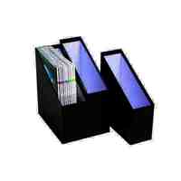 Magazine Holder Nesting Marbig 8012902 Set of 3 in 4 sections Black 