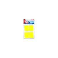 Label Quik Stik Flat Pack 35x45mm Fluoro Yellow Pack of 28 OFFICE SUPPLIES>Labels