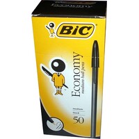 Pen Bic Economy Medium 0246040 Black Box 50