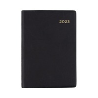 Diary Collins Belmont A7 Pocket Day to a Page PVC Black Y2023 137V99
