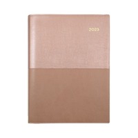 Diary Collins Vanessa Wiro A4 Day to a Page Rose Gold Y2023 145V49