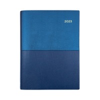 Diary Collins Vanessa Wiro A4 Day to a Page Blue Y2023 145V59