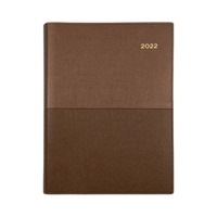 Diary Collins Vanessa Wiro A4 Day to a Page Tan Y2023 145V90 