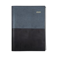 Diary Collins Vanessa Wiro A4 Day to a Page Black Y2023 145V99 