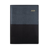 Diary Collins Vanessa Wiro A5 Day to a Page Black Y2023 185V99 
