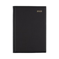 Diary Collins Belmont A5 Day to a Page PVC Black Y2023 187V99