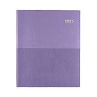 Diary Collins Vanessa Wiro A4 Short / Quarto Week to View Purple Y2023 325V55