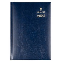 Diary Collins Sterling A5 Week To An Opening Blue Y2023 384P59