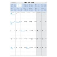 Calendar Series Debden 12 Month Wiro 394 x 577mm Y2023 CE0015