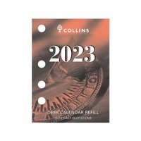 Desk Calendar Refill Collins Side Punched Bunch of Dates DCRS Y2023