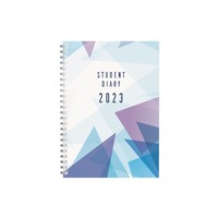 Diary Collins Student A5 OFFICE SUPPLIES>School Spiro Bound Polyprop Cover Y2023 SC37SPLGT