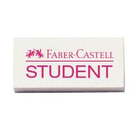 Eraser Faber Student PVC Free Box 40 White 188740/188672